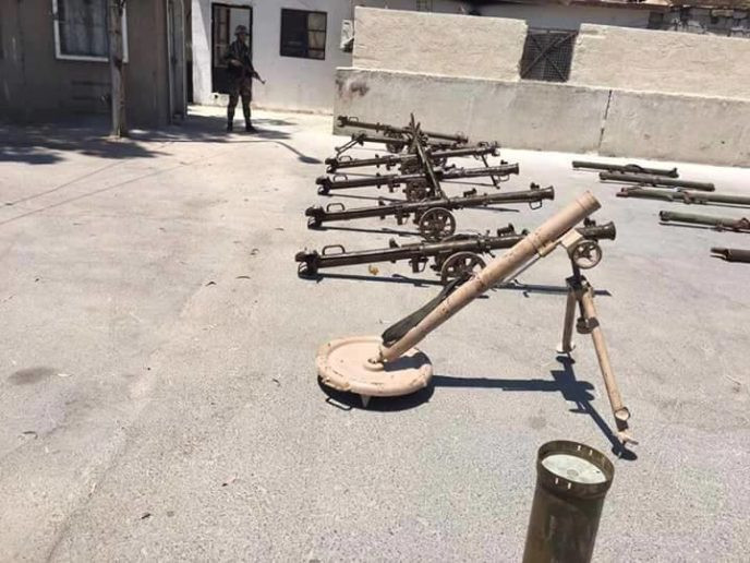 Quân đội Syria phục kích, bắt gọn lượng lớn vũ khí phiến quân tại Damascus ảnh 1