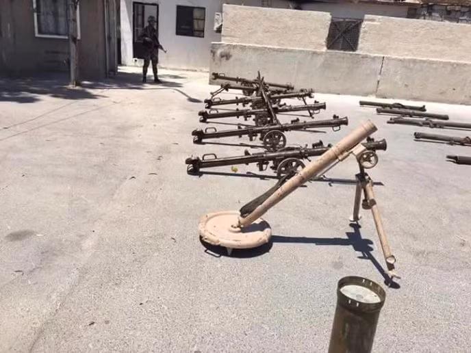 Quân đội Syria phục kích, bắt gọn lượng lớn vũ khí phiến quân tại Damascus ảnh 1