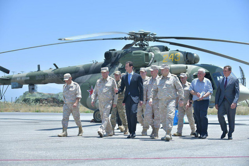 President Assad Visited Russian Khmeimim Air Base In Syria (Photo Report, Video) President Assad Visited Russian Khmeimim Air Base In Syria (Photo Report, Video)