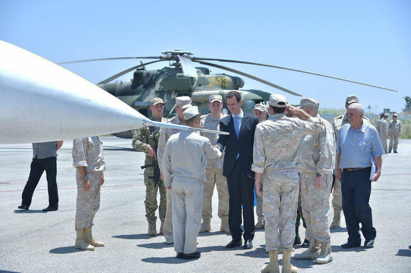 President Assad Visited Russian Khmeimim Air Base In Syria (Photo Report, Video) President Assad Visited Russian Khmeimim Air Base In Syria (Photo Report, Video)