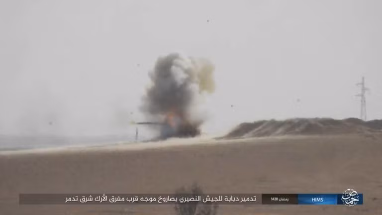 IS bắn tên lửa TOW Mỹ đánh chặn quân đội Syria ảnh 4