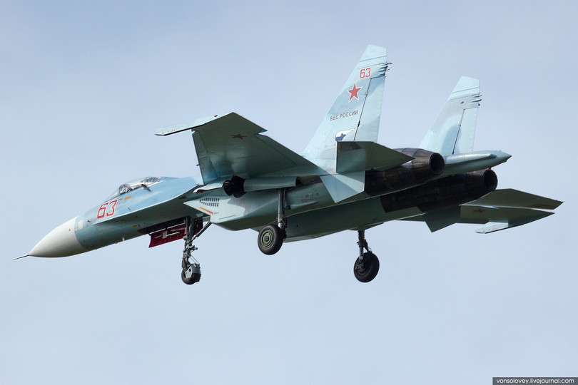 Nga tung Su-27SM3 mang tên lửa tầm bắn 110 km tới Syria ảnh 4