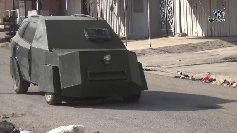 Xe bom của IS trên đường phố một ngôi làng ở tình Hama