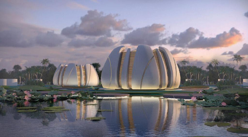 Cụm công trình được thiết kế theo hình hoa sen đầy tính biểu tượng tại Sunshine Heritage Mũi Né của Nhà phát triển BĐS Sunshine Homes Cụm công trình được thiết kế theo hình hoa sen đầy tính biểu tượng tại Sunshine Heritage Mũi Né của Nhà phát triển BĐS Sunshine Homes