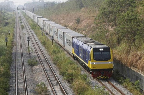 Hầu hết đường ray tại Trung Quốc là khổ tiêu chuẩn. Ảnh: People.cn