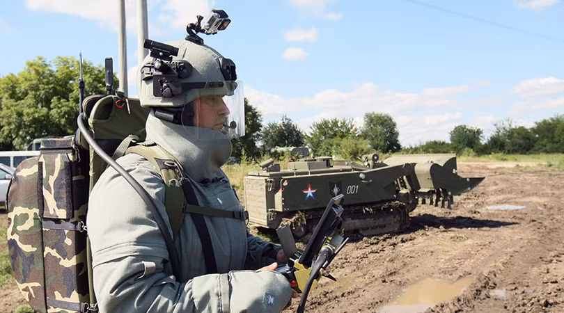 Robot rà phá bom mìn Ural - 6