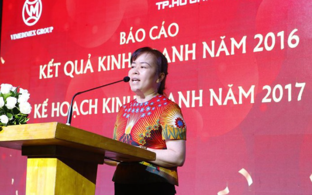 Bà Nguyễn Thị Loan - Chủ tịch HĐQT CTCP Y dược Vimedimex