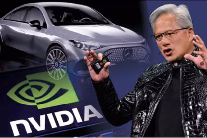 Giám đốc điều hành Nvidia, Jensen Huang, đã giới thiệu nền tảng mã nguồn mở Alpamayo tại triển lãm công nghệ CES. Ảnh: Nikkei Asia.