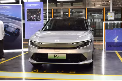 Mẫu xe điện P7 của Honda. Ảnh: Nikkei Asia.