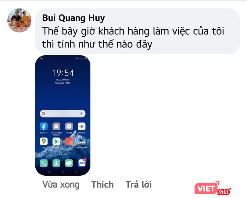 Những bình luận bức xúc của khách hàng.