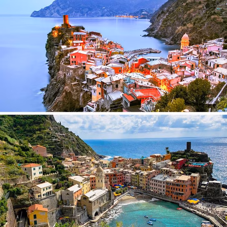 Ngôi làng Vernazza. Ảnh: BrightSide Ảnh: BrightSide