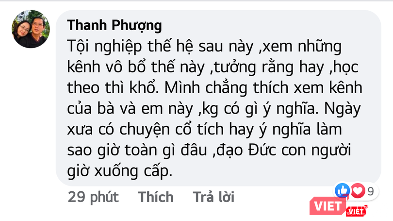 Bình luận bày tỏ sự lo lắng khi những clip độc hại có nguy cơ ảnh hưởng dến giới trẻ. Bình luận bày tỏ sự lo lắng khi những clip độc hại có nguy cơ ảnh hưởng dến giới trẻ.