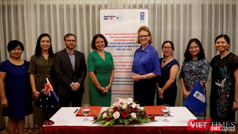 Lễ ký kết Hiệp định đồng tài trợ bên thứ ba của Bộ Ngoại giao và Thương mại Australia (DFAT) và Chương trình phát triển Liên hợp quốc (UNDP).