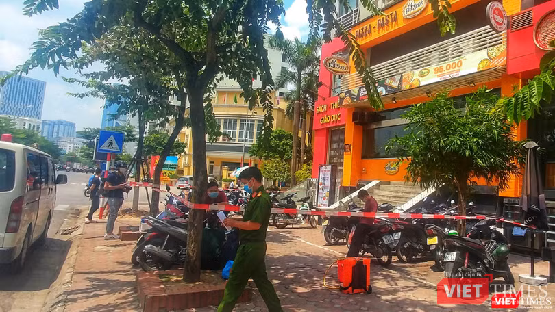 Khu vực rào chắn không cho phép người lạ vào trong.