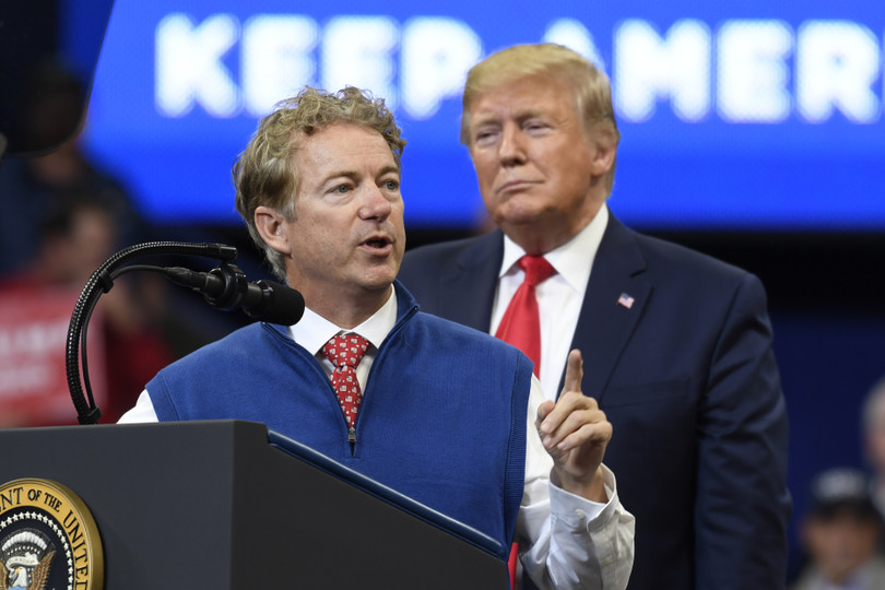 Thượng nghị sĩ Rand Paul nói rằng ông Trump là người không ngại xung đột và đã quá quen với những rắc rối thế này (Ảnh: Wahsington Post)