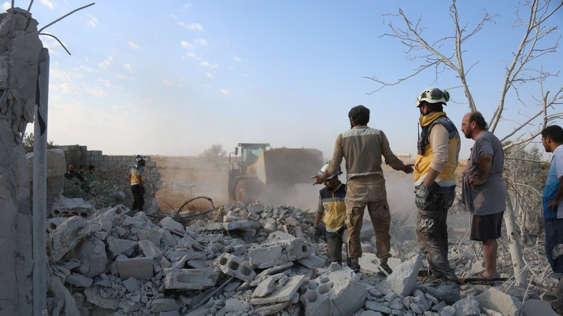 Tổ chức Mũ Trắng từng bị cáo buộc có liên hệ với những kẻ cực đoan, dựng chuyện về các vụ tấn công bằng cũ khí hóa học (Ảnh: RT) Tổ chức Mũ Trắng từng bị cáo buộc có liên hệ với những kẻ cực đoan, dựng chuyện về các vụ tấn công bằng cũ khí hóa học (Ảnh: RT)