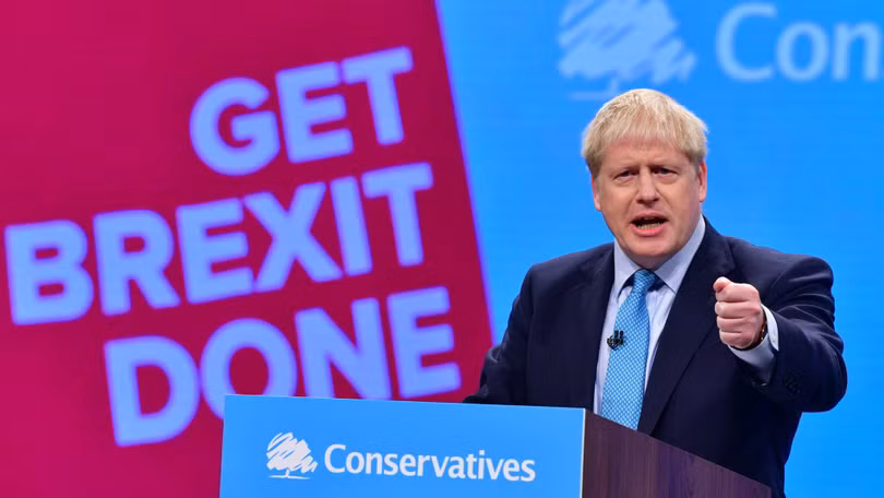 Thủ tướng Anh Boris Johnson vẫn phải lùi thời hạn chót Brexit tới 31/1/2020 (Ảnh: BBC)