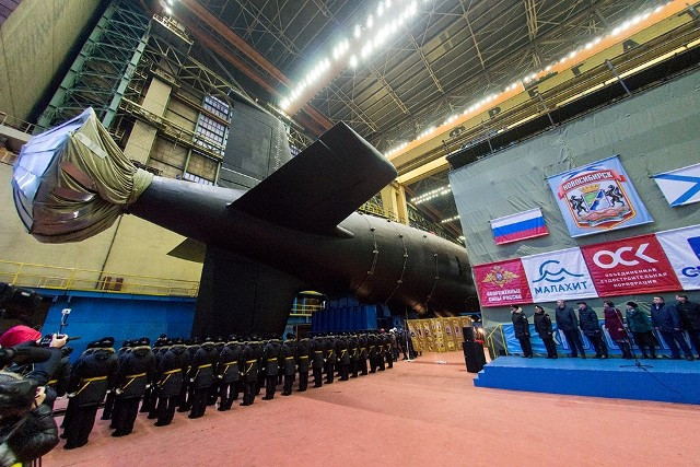 Novosibirsk là con tàu thứ hai lớp Yasen-M được hạ thủy (Ảnh: Getty)