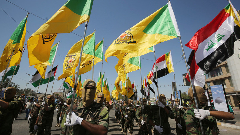 Các chiến binh người Shi'ite thuộc lực lượng Kataib Hezbollah ở Iraq (Ảnh: NYTimes)