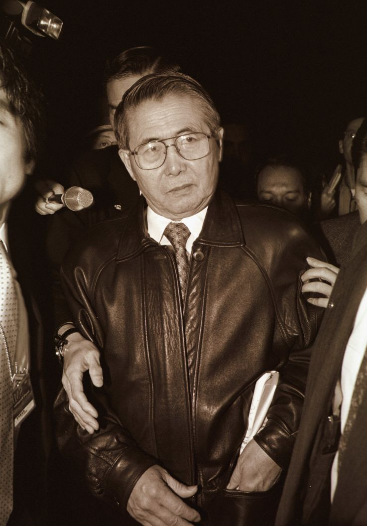 Tổng thống Peru Alberto Fujimori (Ảnh: Getty) Tổng thống Peru Alberto Fujimori (Ảnh: Getty)