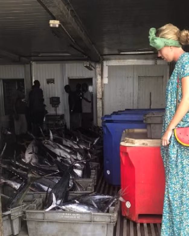 Bà Symonds trong chuyến thăm tới Somaliland hồi năm ngoái (Ảnh: AMP)