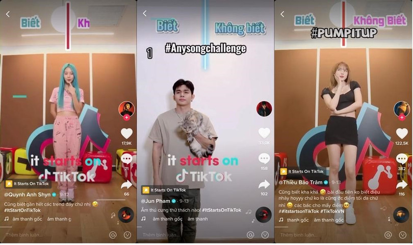 Xu hướng thu hút loạt sao Việt tham gia.