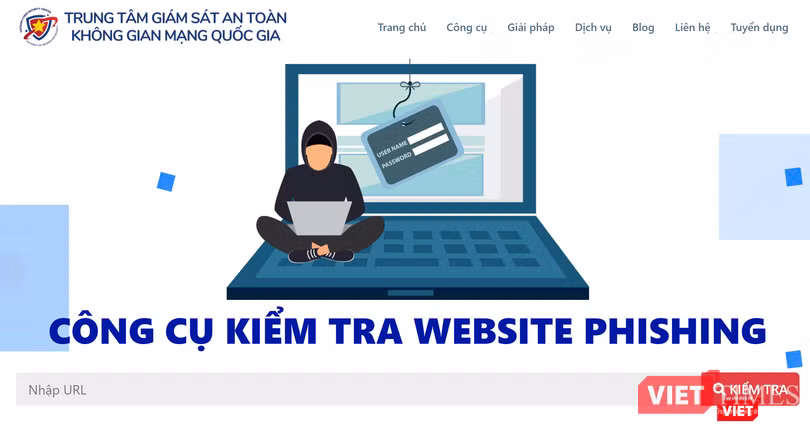 Công cụ kiểm tra Website Phishing
