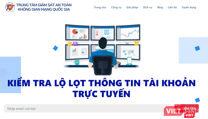 Công cụ kiểm tra tài khoản bị lộ lọt thông tin. Công cụ kiểm tra tài khoản bị lộ lọt thông tin.