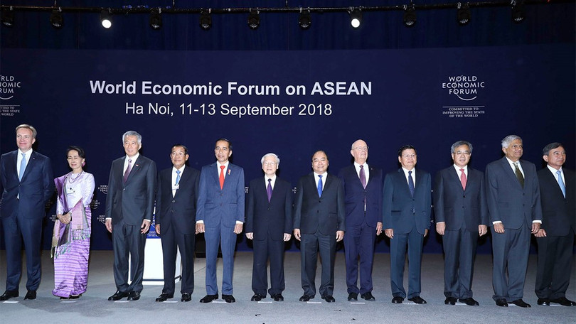 Các đại biểu tham dự WEF 2018. Ảnh: chinhphu.vn