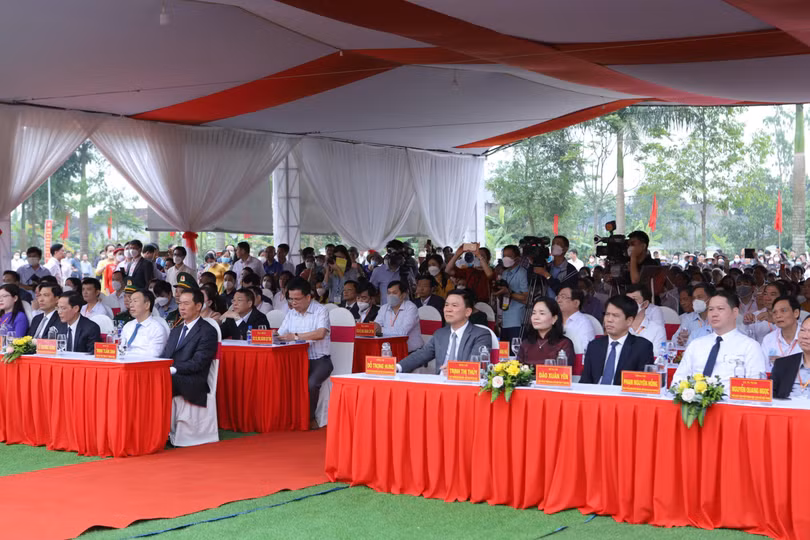 Các đại biểu dự lễ kỷ niệm