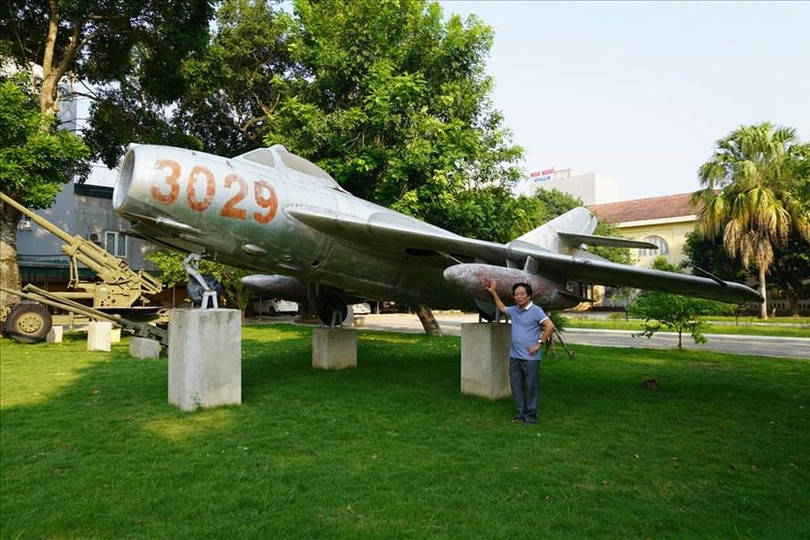 Chiếc "én bạc" từng không chiến trên bầu trời Hàm Rồng ( 3-4/4/1965) hiện trưng bày tại Bảo tàng Thanh Hóa