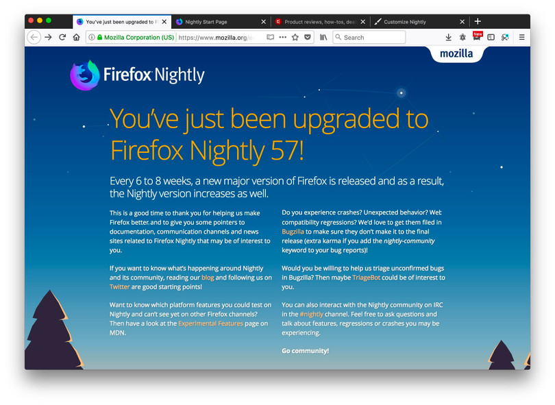 Thủ thuật trải nghiệm trước phiên bản nâng cấp khủng của Firefox ảnh 1