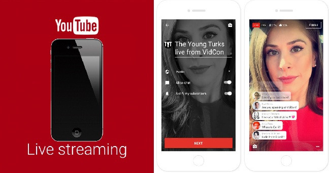 YouTube Live cho phép người dùng stream trực tiếp trên iPhone và iPad dễ dàng hơn (ảnh: Wow-zone)