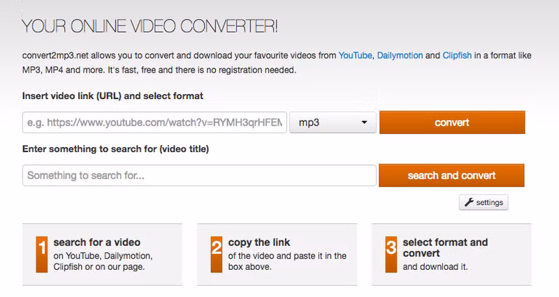 Nhập đường dẫn lên trang web
