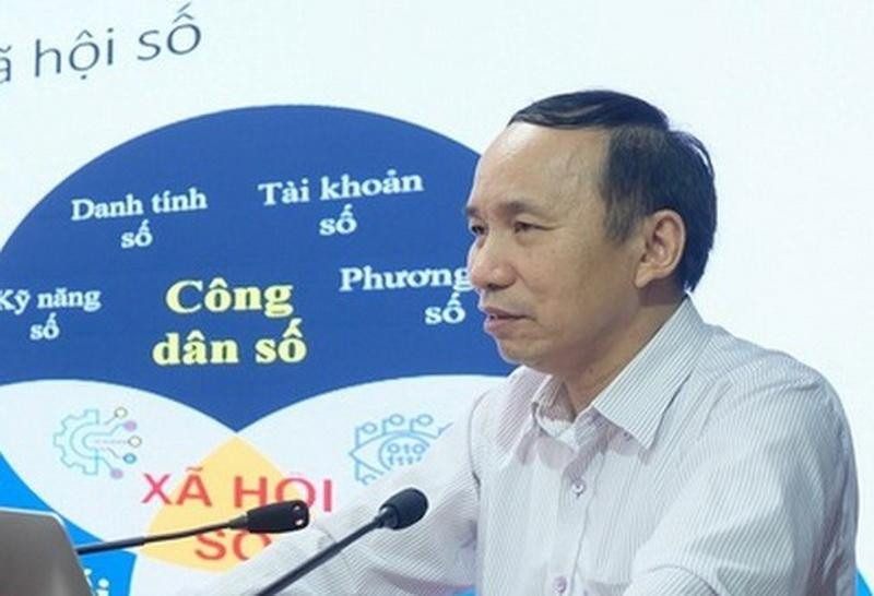 Phó vụ trưởng phụ trách Vụ Quản lý Doanh nghiệp Bộ Thông tin - Truyền thông Nguyễn Trọng Đường phát biểu tại hội nghị