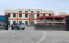 Công ty TNHH giầy Kim Việt nơi một số công nhân bị phản ứng sau tiêm