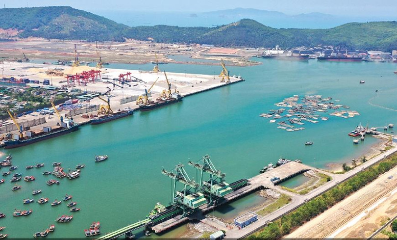 Cảng nước sâu Nghi Sơn đang được đầu tư trở thành trung tâm logistics