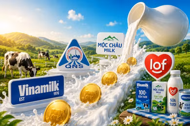 Cổ tức tiền mặt “ngọt như sữa” của doanh nghiệp sữa Việt
