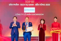 Eurowindow nhận danh hiệu Top 10 sản phẩm xanh và bền vững 2025