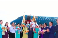 Chuyến bay đầu tiên kết nối TP.HCM - Điện Biên của Vietnam Airlines chính thức cất cánh