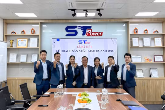 STPower hoàn thành Lễ ký kết chiến lược kinh doanh 2026