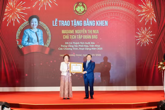  Chủ tịch Tập đoàn BRG được trao tặng bằng khen của Ban Tuyên giáo và Dân vận Trung ương