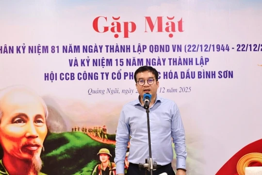 Hội CCB BSR gặp mặt nhân kỷ niệm 81 năm thành lập Quân đội Nhân dân Việt Nam và 15 năm thành lập Hội