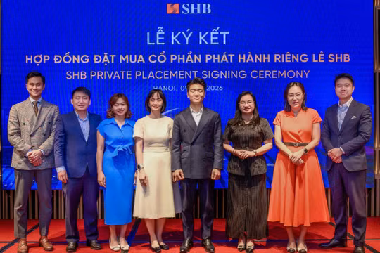 SHB ký kết thỏa thuận phát hành riêng lẻ với hàng loạt quỹ đầu tư lớn