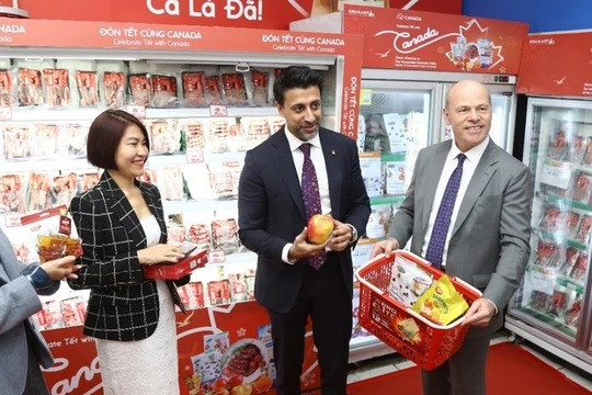 Bộ trưởng Bộ Thương mại Quốc tế Canada thăm siêu thị BRGMart Phạm Ngọc Thạch 