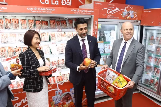 Bộ trưởng Bộ Thương mại Quốc tế Canada thăm siêu thị BRGMart Phạm Ngọc Thạch 