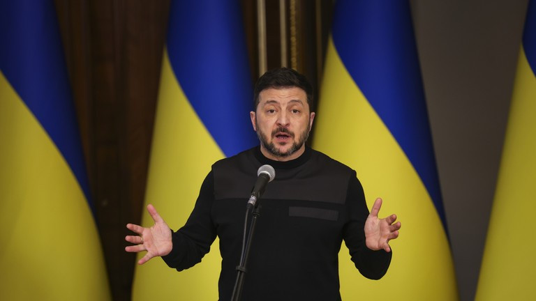 Tổng thống Ukraine Volodymyr Zelensky. Ảnh: Getty.