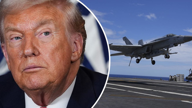 Quân đội Mỹ có thể được đặt trong tư thế sẵn sàng tấn công Iran ngay trong cuối tuần này. Ảnh: 9News.