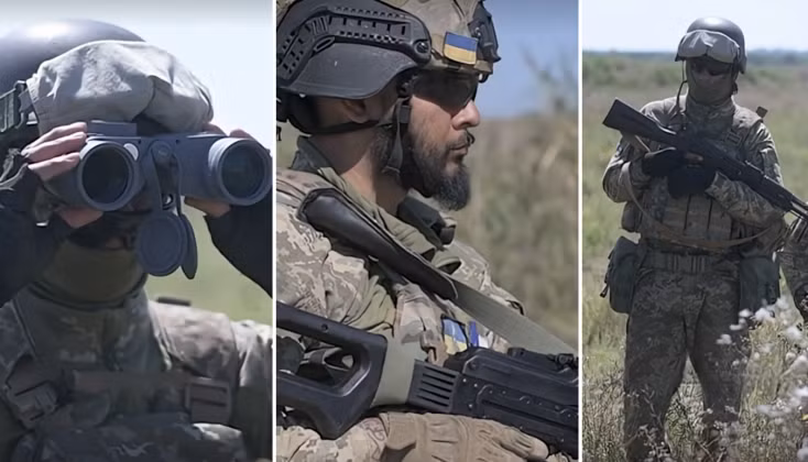 Lính đánh thuê Colombia tại Ukraine. Ảnh: MW.
