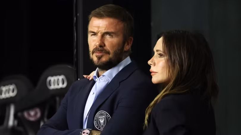 David và Victoria Beckham, được nhìn thấy ở Florida, Mỹ vào tháng 10/2025. Ảnh: Getty.